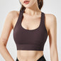 Integrated Fixed Cup Sports Bra, Shockproof Women's
