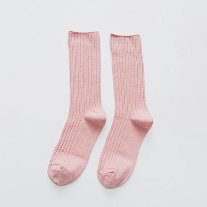 1 Pair Retro Women Cotton Loose Socks