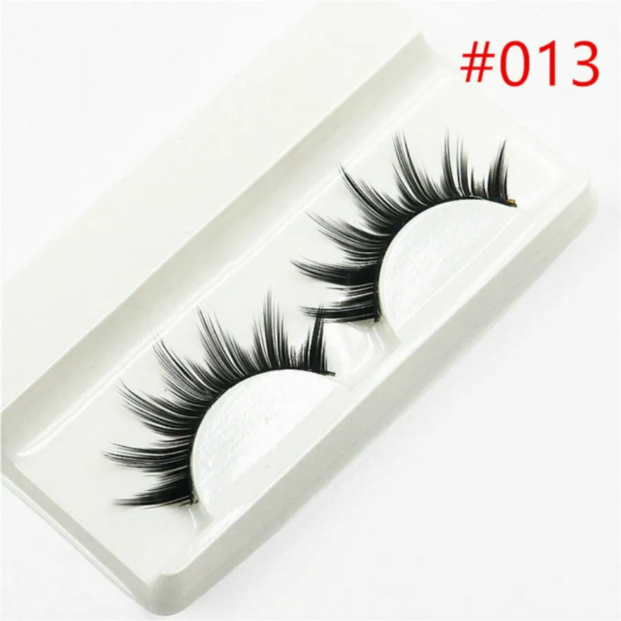 1 Pairs Sexy 3D Mink Hair False Eyelashes