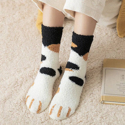 Kawaii Cartoon White Socks for Women