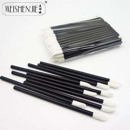 50 Pcs Disposable Lip Brush Eyelash Makeups Brushes