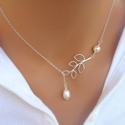 Minimalist Round Stick Pendant Necklace for Women