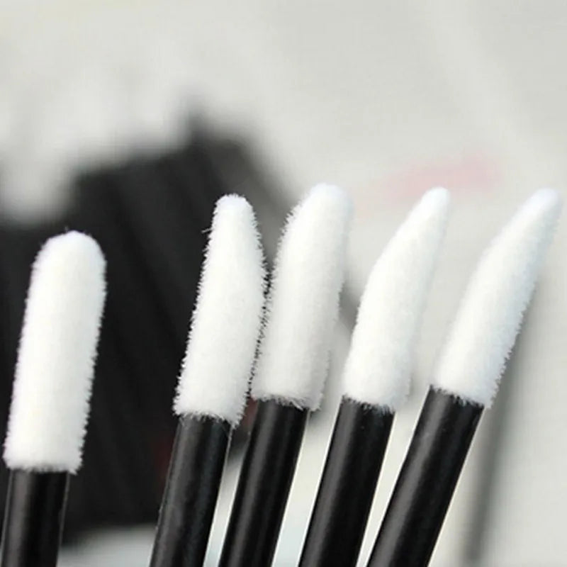 50 Pcs Disposable Lip Brush Eyelash Makeups Brushes