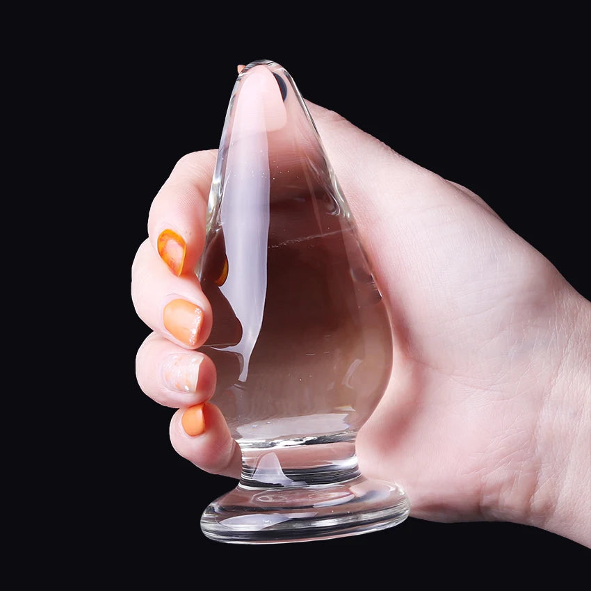 Crystal Glass Butt Plug Vagina Anal Dildo Pleasure Toy