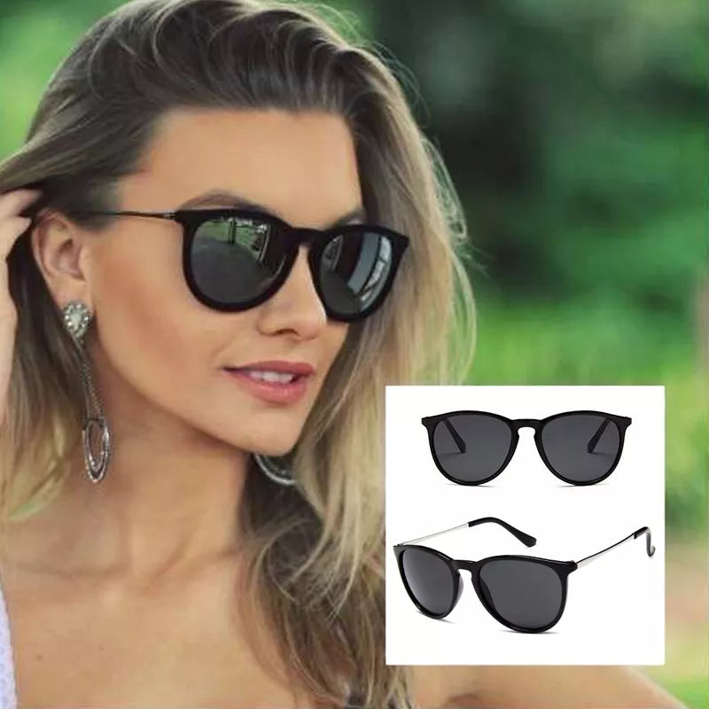 Cat Eye Round Sunglasses For Woman