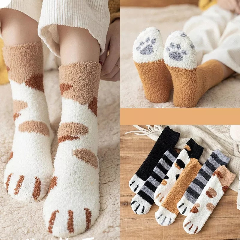 Kawaii Cartoon White Socks for Women