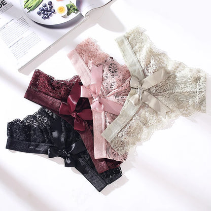 New Arrival 3 Pcs Woman Panties Sexy Lace