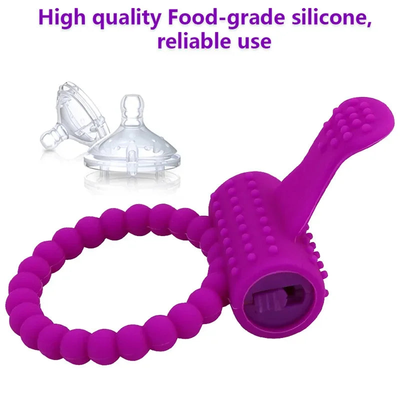 Couple Pleasure Ring Vibrator Sex Toys