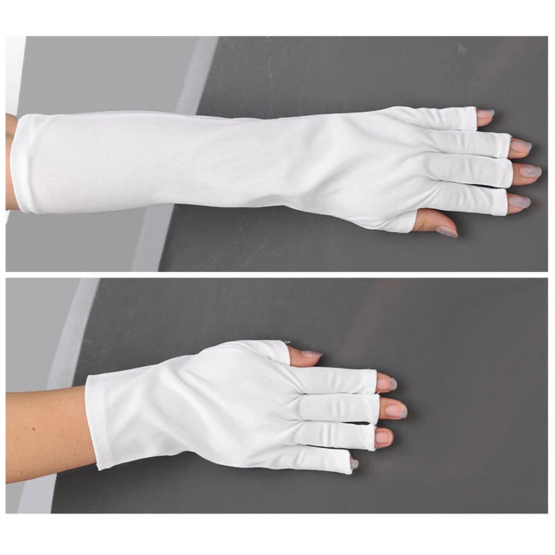 2pcs Anti Nails UV Protection Gloves