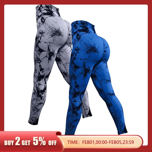 Hot Sale  2 Piece Tie Dye Yoga Pants
