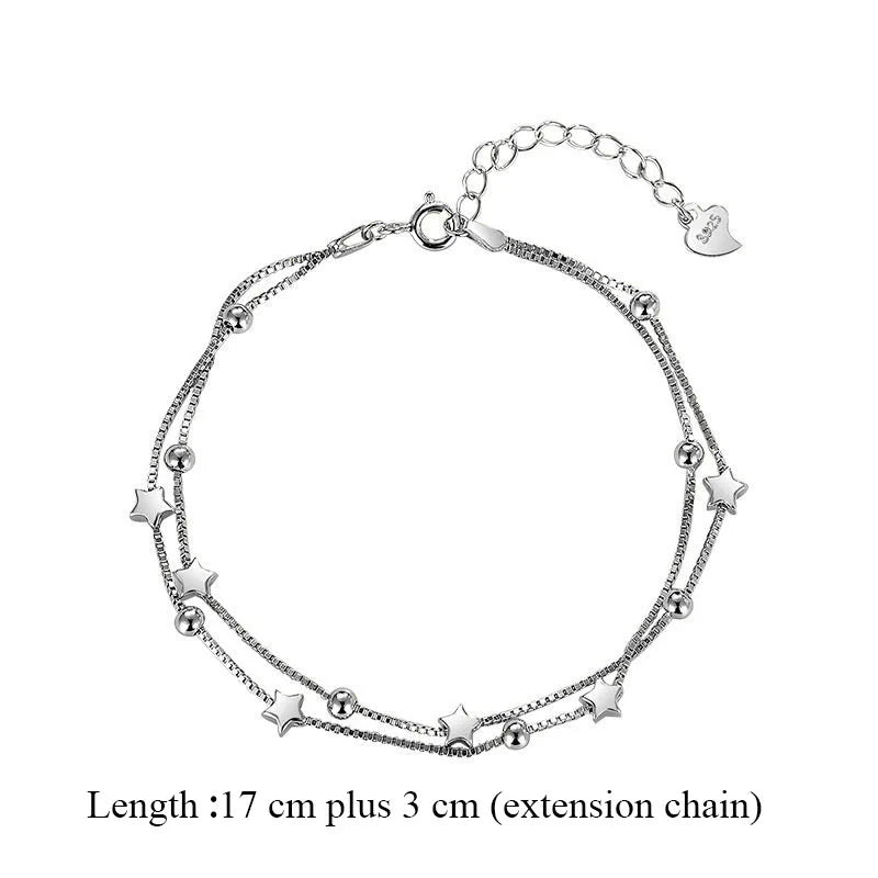 Sterling Silver Bracelet for Party Wear
