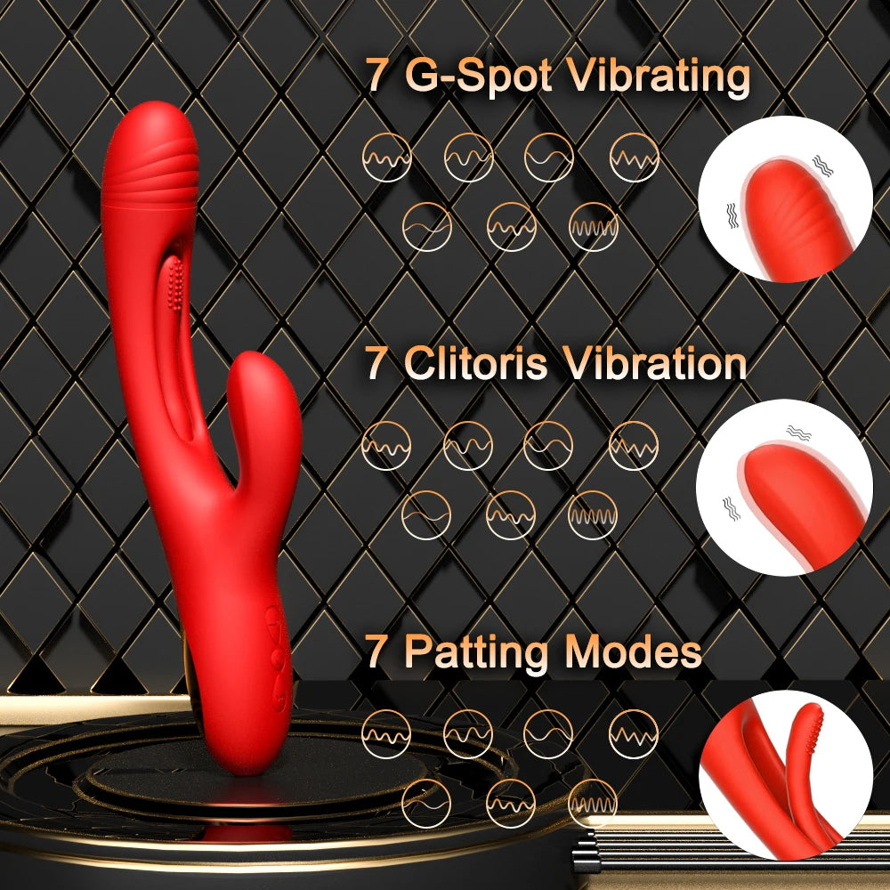 New Arrival Tapping Flapping Vibrator for Women Pleasure