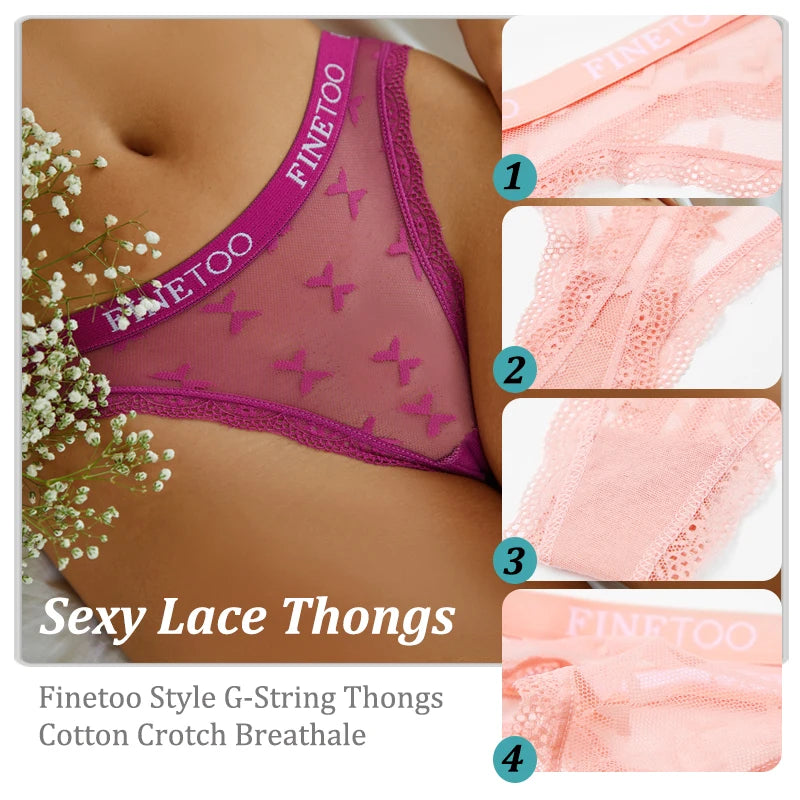 Hot Sale 4PCS Women Sexy Lace Panties