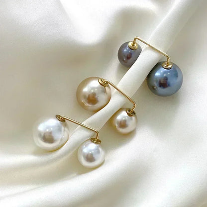 Double Pearl Brooch Pins