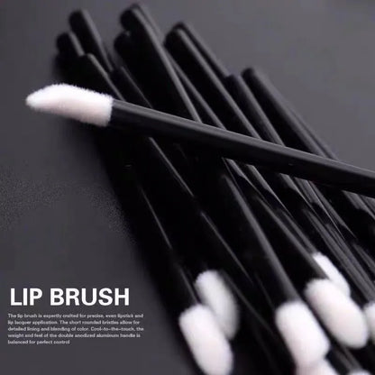 50 Pcs Disposable Lip Brush Eyelash Makeups Brushes