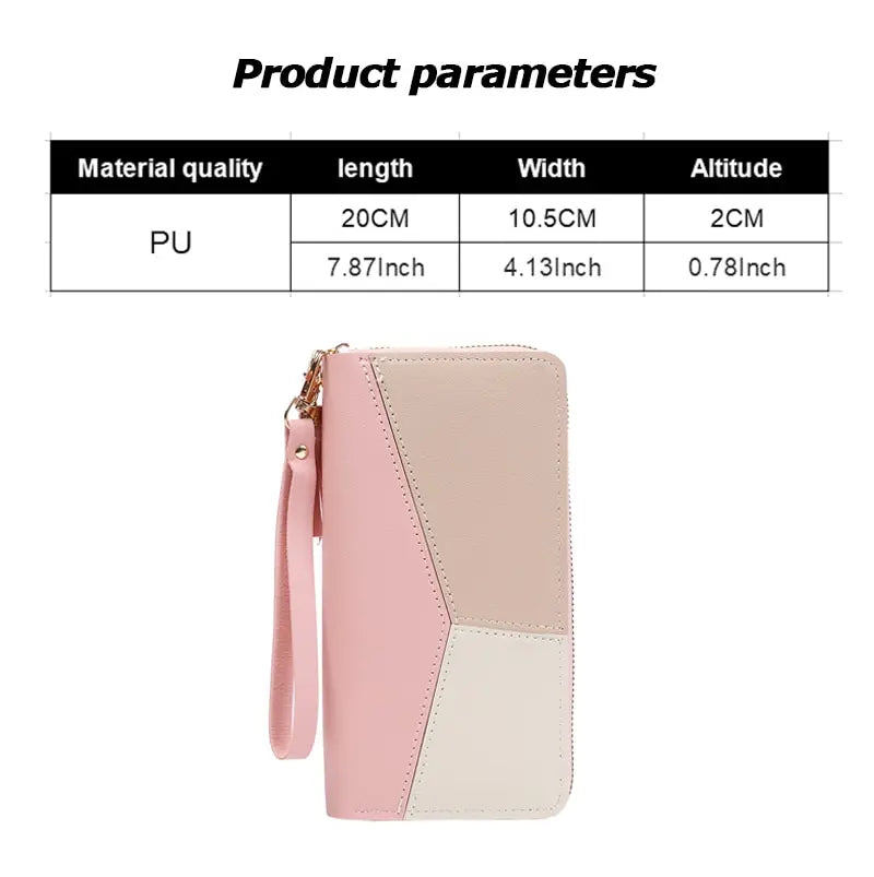 Fashion Zipper Wallets Womens