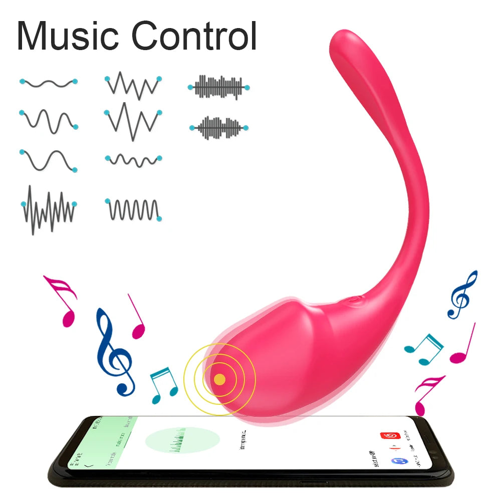 Wireless Bluetooth G Spot Dildo Vibrator for Women