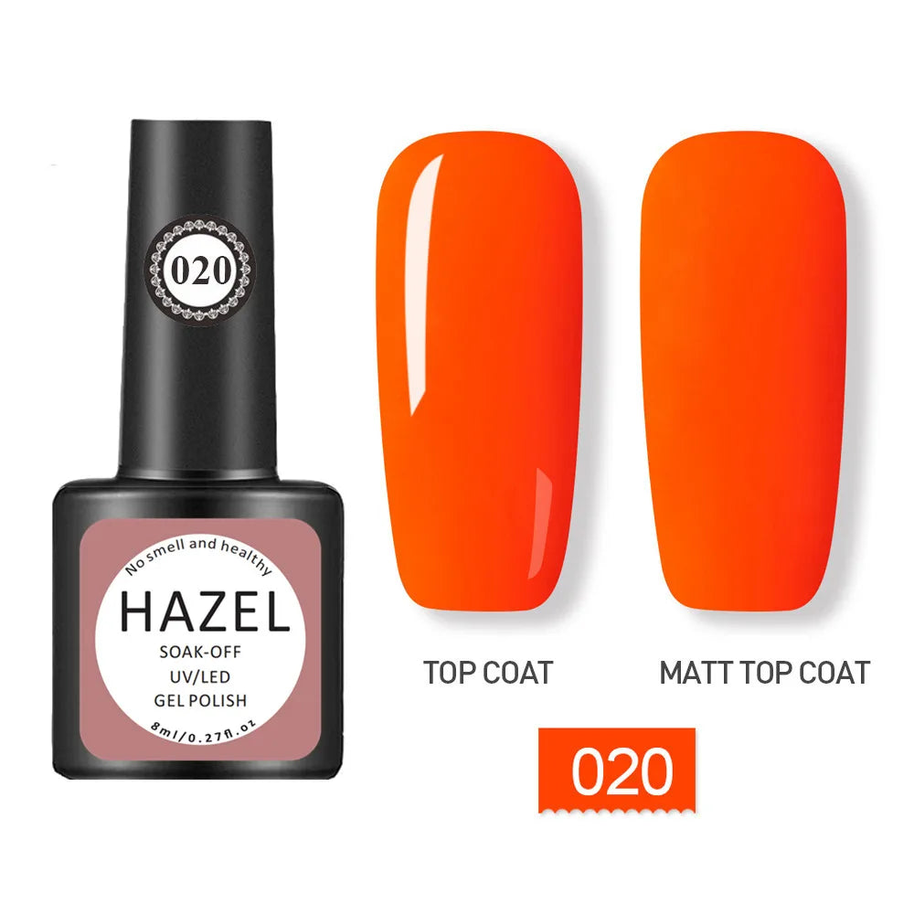 HAZEL UV Gel Polish One Step Soak off Organic UV LED Nail