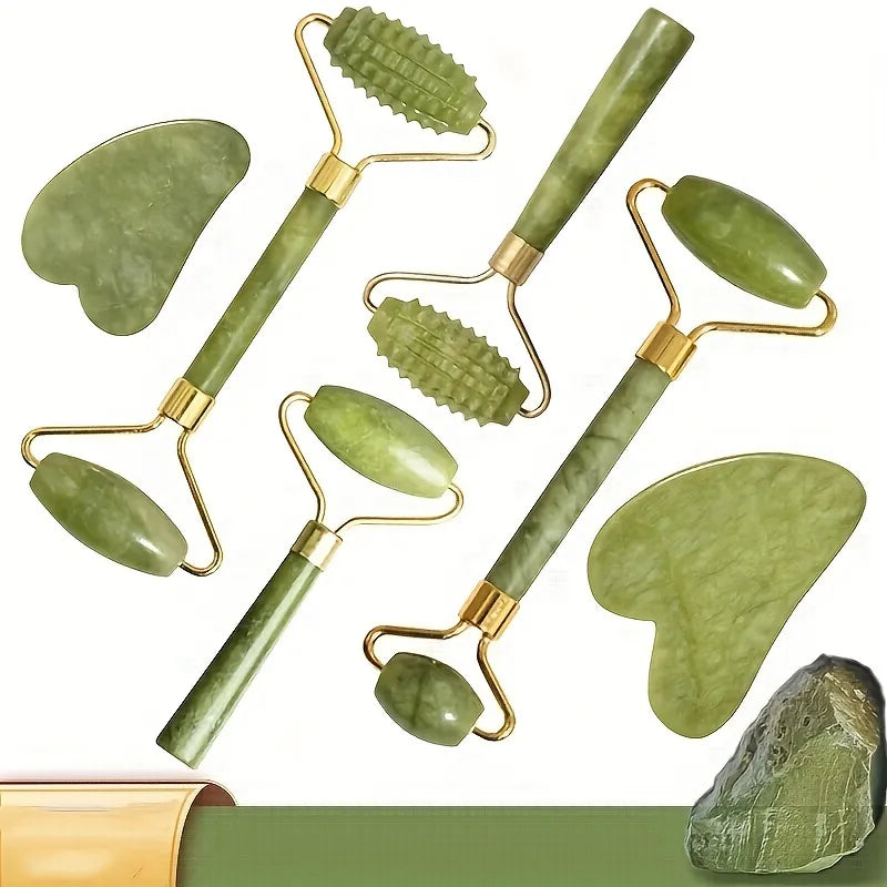 Gua Sha Face Massager Roller Jade Store Scraper